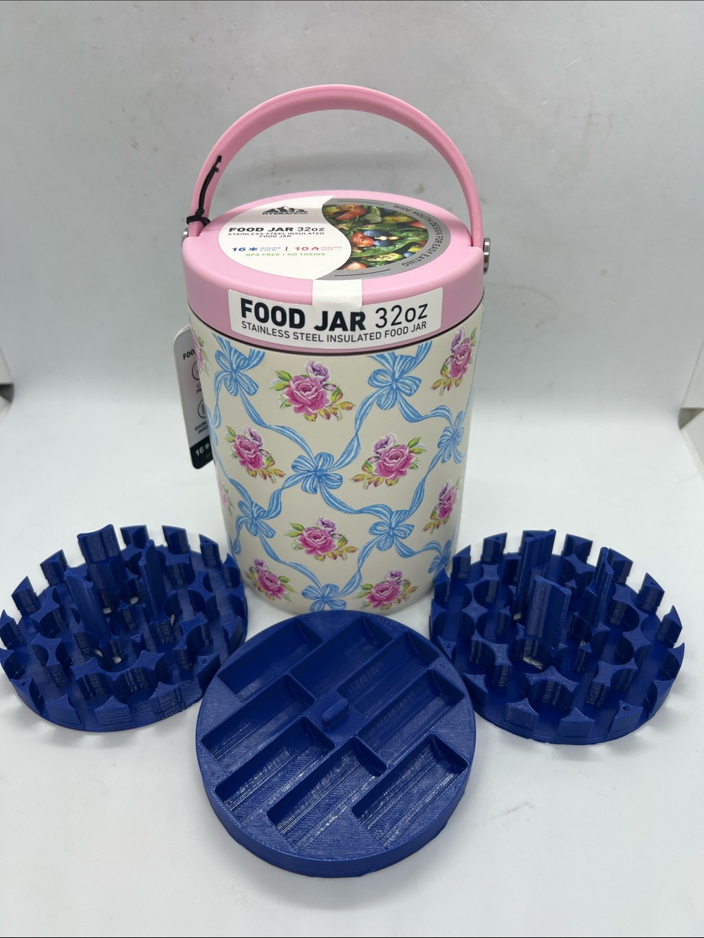 Hydrapeak Food Jar Insulated Stainless Steel Plus Peptide Storage Container NWT